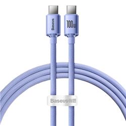 KABEL USB-C / USB-C BASEUS CRYSTAL SHINE 100W 1.2m fiolet
6932172602888-81688