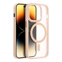 FUTERAŁ MATTE MAG COVER Z MAGSAFE IPHONE 13 PRO MAX (6.7) różowy-84076