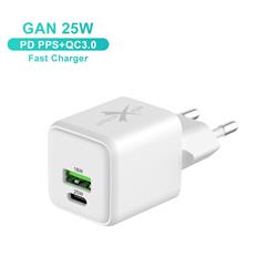 ŁADOWARKA SIECIOWA EXTREME TYP C   USB GAN evo 25W biała ( wtyczka )
TC25CUGAN
ŁAD000336-84510