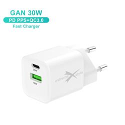 ŁADOWARKA SIECIOWA EXTREME TYP C   USB GaN evo 30W biała ( wtyczka ) 
TC30CUGAN
ŁAD000337-84516