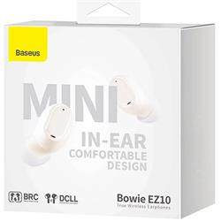 SŁUCHAWKI BLUETOOTH BASEUS TWS EZ10 białe
6932172630867 w-84849