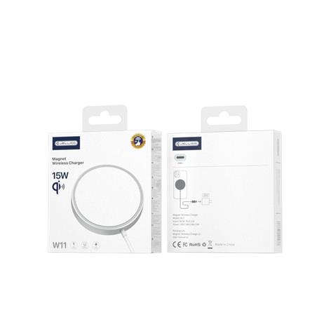ŁADOWARKA INDUKCYJNA JELLICO MAGSAFE W11 15W biała-86489