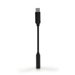 ADAPTER TYP C / JACK 3,5mm REVERSE czarny bulk-89187