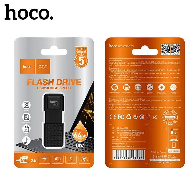 PENDRIVE HOCO Inteligent UD6 64 GB USB 2.0-94050
