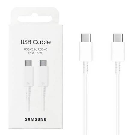 KABEL USB SAMSUNG TYP C / TYP C EP-DX510JWEGEU 100W 5A 1.8m biały BOX
-94112