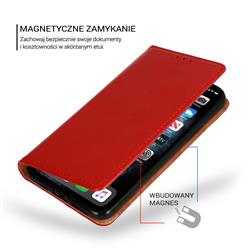 KABURA BOOK SPECIAL SKÓRA SAMSUNG A55 5G czerwona-94576