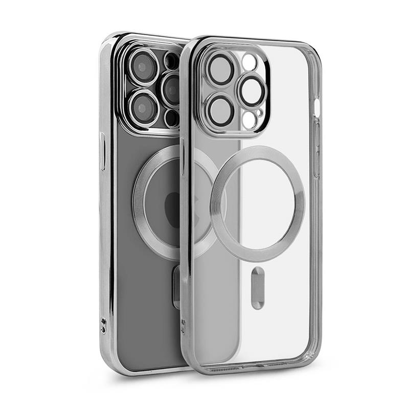 NAKŁADKA SHINE MAGSAFE IPHONE 12 PRO MAX (6.7) srebrna-95058