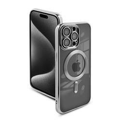 NAKŁADKA SHINE MAGSAFE IPHONE 13 (6.1) srebrna-95066
