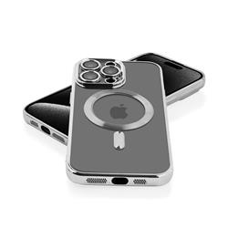 NAKŁADKA SHINE MAGSAFE IPHONE 13 (6.1) srebrna-95068