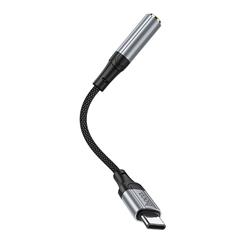 ADAPTER HOCO TYP C - JACK LS36 czarny-95134