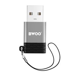 ADAPTER BWOO BZ-38 USB-C - USB OTG SZARY 
GSM118301
-96763