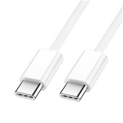 KABEL BWOO BO-X284 60W USB-C - USB-C BIAŁY-96784