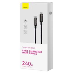 KABEL USB-C/USB-C BASEUS TUNGSTEN 240W 2m czarny
6932172628833
BRA013199-98593