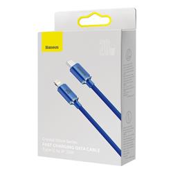 KABEL USB-C / LIGHTNING BASEUS CRYSTAL SHINE 1,2M 20W niebeski
BRA012090-99267