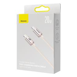 KABEL USB-C / LIGHTNING BASEUS CRYSTAL SHINE 1,2M 20W różow
BRA012086-99273