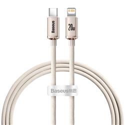 KABEL USB-C / LIGHTNING BASEUS CRYSTAL SHINE 1,2M 20W różowy
BRA012086
6932172614478-99268