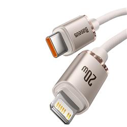 KABEL USB-C / LIGHTNING BASEUS CRYSTAL SHINE 1,2M 20W różowy
BRA012086
6932172614478-99269