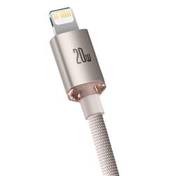 KABEL USB-C / LIGHTNING BASEUS CRYSTAL SHINE 1,2M 20W różowy
BRA012086
6932172614478-99270