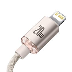 KABEL USB-C / LIGHTNING BASEUS CRYSTAL SHINE 1,2M 20W różowy
BRA012086
6932172614478-99271