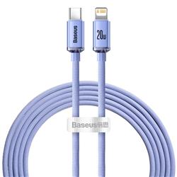 KABEL USB-C / LIGHTNING BASEUS CRYSTAL SHINE 2M 20W fioletowy
BRA012094
6932172602796-99274