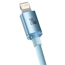 KABEL USB-C / LIGHTNING BASEUS CRYSTAL SHINE 2M 20W jasno-niebieski
BRA012087
6932172614485-99280