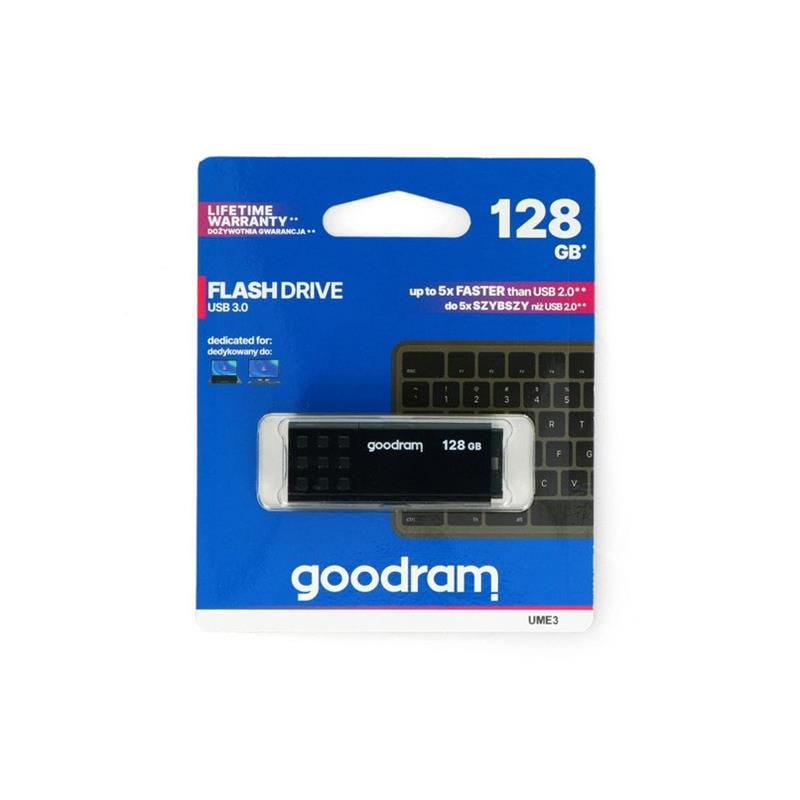 PENDRIVE GOODRAM 128GB USB 3.2 CZARNY-99474 PENDRIVE GOODRAM 128GB USB 3.2 CZARNY-99474