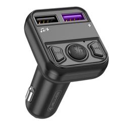 TRANSMITER FM JELLICO FM1 2 X USB 3.1A czarny-100292