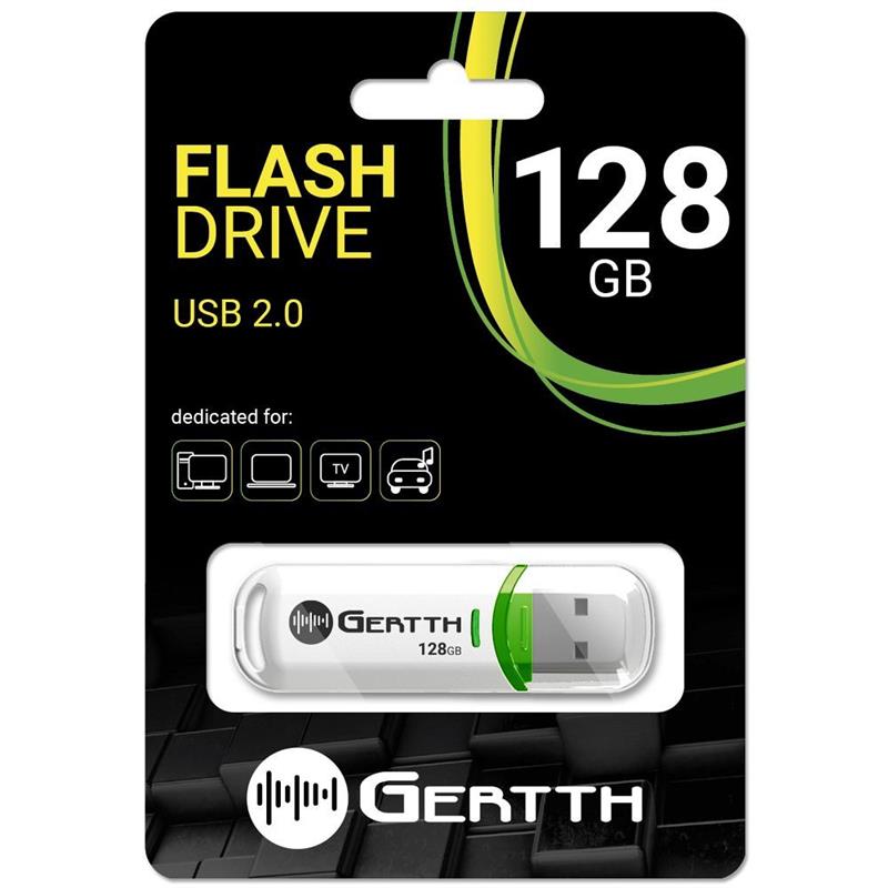 PENDRIVE GERTTH 128GB 2.0 CZARNY
-100606