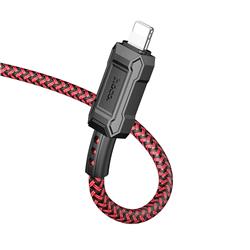 KABEL USB TYP C / LIGHTNING HOCO X94 20W  8-pin 1m  POWER DELIVERY LEADER czerwony-90238