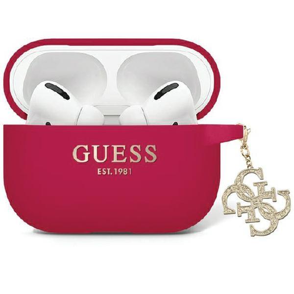 PUDEŁKO SILIKONOWE GUESS AIRPODS PRO 2 czerowny 
GUAP2LECG4M strassed charm-100468