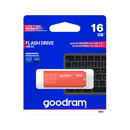 PENDRIVE GOODRAM 16GB USB 3.2 UME3 pomarańczowy-101673