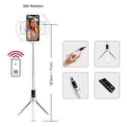 UCHWYT SELFIE BLAVEC TRIPOD   PILOT P-04 0,7M biały 
(SSCP04-TRW07)-102774