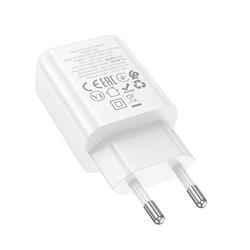 ŁADOWARKA SIECIOWA HOCO N62 1 x USB-C 30W (WTYCZKA) biała-103131