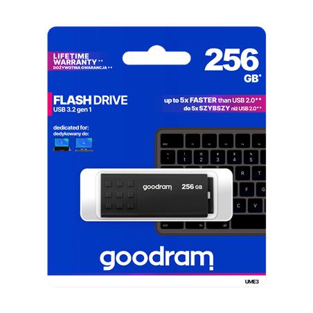 PENDRIVE GOODRAM 256GB USB 3.2 UME3 CZARNY-103346