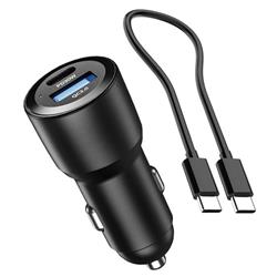 ŁADOWARKA SAMOCHODOWA EXTREME 60W TYP C   USB   KABEL TYP C / TYP C
CC60CU 
ŁAD000343-104744
