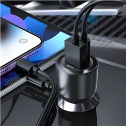 ŁADOWARKA SAMOCHODOWA EXTREME 60W TYP C   USB   KABEL TYP C / TYP C
CC60CU 
ŁAD000343-104745