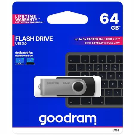 PENDRIVE GOODRAM 64GB USB 3.0 UTS3 TWISTER czarny
AKKPNGDRL064G108
-105402