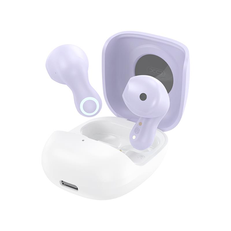SŁUCHAWKI BLUETOOTH XO G28 TWS fioletowe-105533