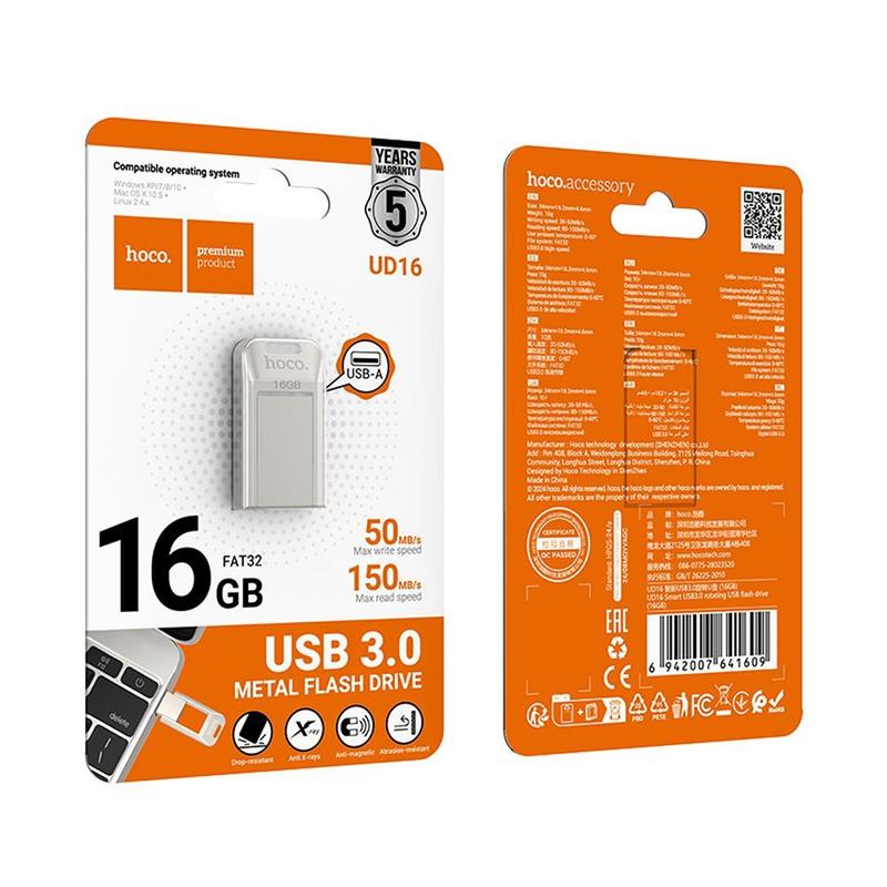 PENDRIVE HOCO Wide UD106 USB A   Typ C 16 GB USB3.0-105616