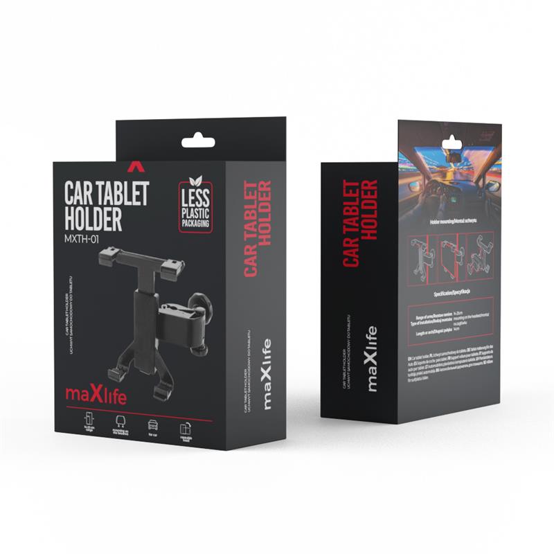 UCHWYT SAMOCHODOWY MAXLIFE MXTH-01 DO TABLETU czarny
OEM0002415-105868