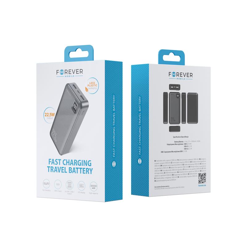 POWER BANK 20000 mAh FOREVER TB-300L 22,5W czarny
5906961971494
GSM191280-107239