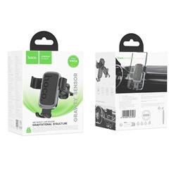 UCHWYT SAMOCHODOWY HOCO H80 GRAWITACYJNY DO KRATKI czarno-szary-107368