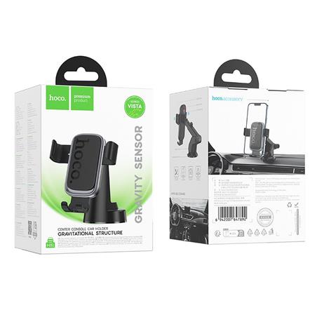 UCHWYT SAMOCHODOWY HOCO H81 GRAWITACYJNY DO DESKI czarno-szary-107364