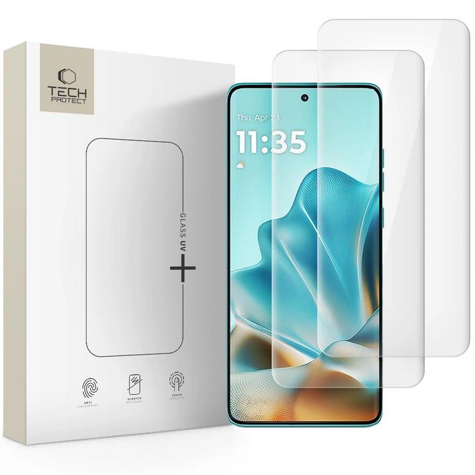 SZKŁO HARTOWANE TECH-PROTECT UV  2-PACK REALME 14 PRO PLUS 5G clear 
5906302361885-107647