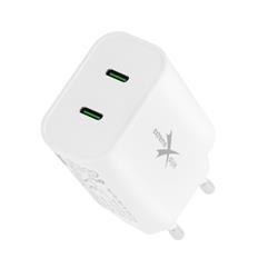 ŁADOWARKA SIECIOWA EXTREME 2 X TYP C 60W GaN evo biała ( wtyczka) 
TC60CCGAN
ŁAD000349-108623