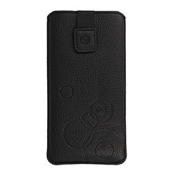 FUTERAŁ WONDER DEKO - (ROZMIAR M) IPHONE 5 / NOKIA 215 4G / 225 / 5310 2020 czarny-108882