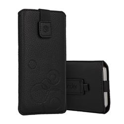 FUTERAŁ WONDER DEKO - (ROZMIAR M) IPHONE 5 / NOKIA 215 4G / 225 / 5310 2020 czarny-108885