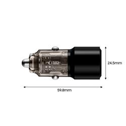 ŁADOWARKA SAMOCHODOWA TECH-PROTECT CC03 95W 1 X USB-C (65W)   1 x USB-A (30W) QC 3.0 czarna 
5906302361670-109360