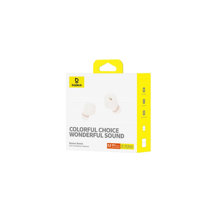 SŁUCHAWKI BLUETOOTH BASEUS TWS BOWIE E18 IPX4 białe
6932172657246

-109531