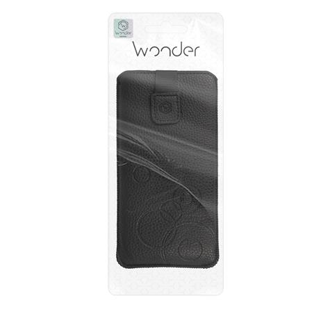 FUTERAŁ WONDER DEKO - (ROZMIAR L) IPHONE 13 MINI / 12 MINI / SE 2020 / 2022 / 7 / 8 czarny-109611